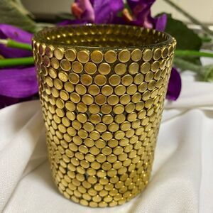 Votive Gold Candle Holder 